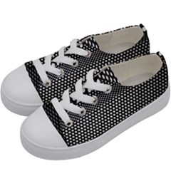 Holes Sheet Grid Metal Kids  Low Top Canvas Sneakers by Nexatart