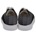 Holes Sheet Grid Metal Kids  Low Top Canvas Sneakers View4