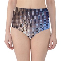 Wallpaper Steel Industry High-waist Bikini Bottoms