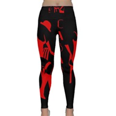 Cabaret Classic Yoga Leggings by Valentinaart