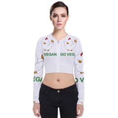 Go Vegan - Cute Chick  Bomber Jacket