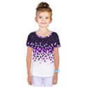 Flat Tech Camouflage Reverse Purple Kids  One Piece Tee View1