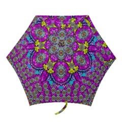 Fantasy Bloom In Spring Time Lively Colors Mini Folding Umbrellas by pepitasart