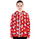 The Farm Pattern Women s Zipper Hoodie View1