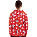 The Farm Pattern Women s Zipper Hoodie View2