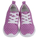 Pink Polka Dots Kids  Lightweight Sports Shoes View1