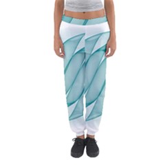 Background Light Glow Blue Women s Jogger Sweatpants by Nexatart