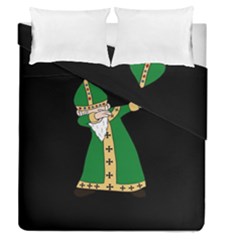  St  Patrick  Dabbing Duvet Cover Double Side (queen Size) by Valentinaart