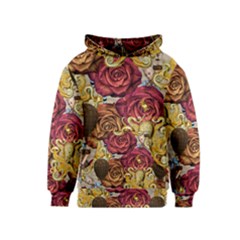 Octopus Floral Kids  Pullover Hoodie