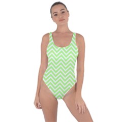 Green Chevron Bring Sexy Back Swimsuit