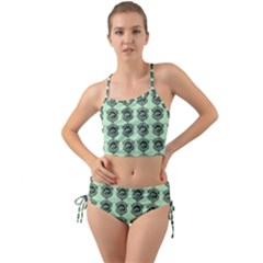 Three Women Green Mini Tank Bikini Set