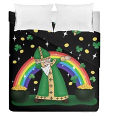  St  Patrick  Dabbing Duvet Cover Double Side (queen Size) by Valentinaart