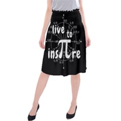 Pi Day Midi Beach Skirt by Valentinaart