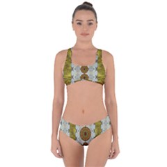 Spring In Mind And Flowers In Soul Be Happy Criss Cross Bikini Set by pepitasart