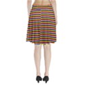 Horizontal Gay Pride Rainbow Flag Pin Stripes Pleated Skirt View2