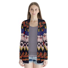 Zoltar Speaks Drape Collar Cardigan by Valentinaart