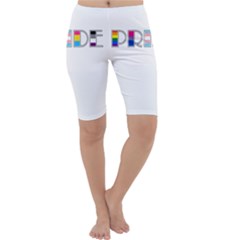 Pride Cropped Leggings  by Valentinaart