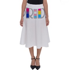 Pride Perfect Length Midi Skirt by Valentinaart