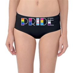 Pride Mid-waist Bikini Bottoms by Valentinaart