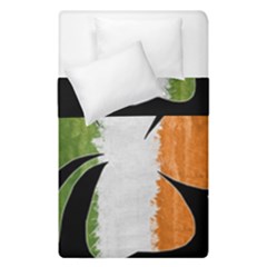 Irish Clover Duvet Cover Double Side (single Size) by Valentinaart