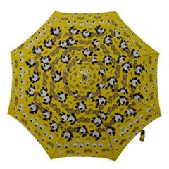 Bikers Out Singing In Spring Time Hook Handle Umbrellas (large) by pepitasart