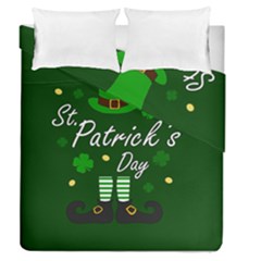 St Patricks Leprechaun Duvet Cover Double Side (queen Size) by Valentinaart