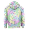 Color Wheel 3d Pastels Pale Pink Men s Zipper Hoodie View2