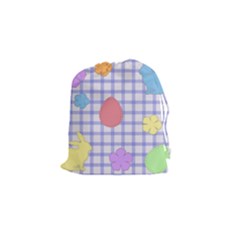 Easter Patches  Drawstring Pouches (small) 