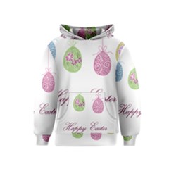 Easter Eggs Kids  Pullover Hoodie by Valentinaart