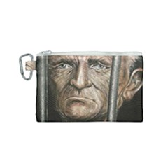 Old Man Imprisoned Canvas Cosmetic Bag (small) by redmaidenart