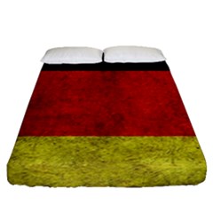 Football World Cup Fitted Sheet (queen Size) by Valentinaart