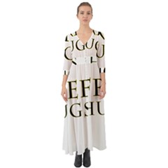 Freehugs Button Up Boho Maxi Dress