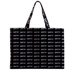 Bored Comic Style Word Pattern Zipper Mini Tote Bag by dflcprints