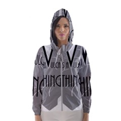 Vulcan Thing Hooded Wind Breaker (women) by Howtobead