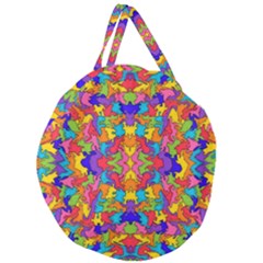 Artwork By Patrick-pattern-19 Giant Round Zipper Tote