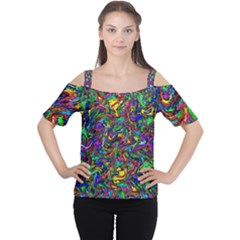 Artwork By Patrick-pattern-31 1 Cutout Shoulder Tee