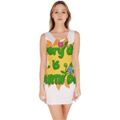 Earth Day Bodycon Dress by Valentinaart