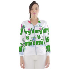 Earth Day Wind Breaker (women) by Valentinaart