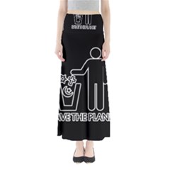 Save The Planet - Religions  Full Length Maxi Skirt by Valentinaart