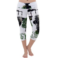 Ecology Capri Yoga Leggings by Valentinaart