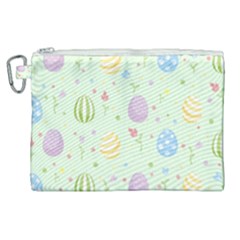 Easter Pattern Canvas Cosmetic Bag (xl) by Valentinaart