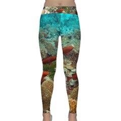 Coral Garden 1 Classic Yoga Leggings by trendistuff