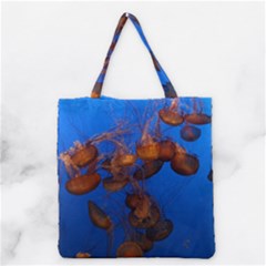 Jellyfish Aquarium Grocery Tote Bag by trendistuff