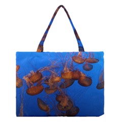 Jellyfish Aquarium Medium Tote Bag by trendistuff