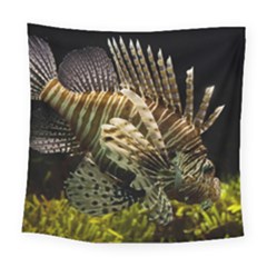 Lionfish 3 Square Tapestry (large) by trendistuff