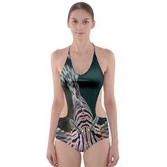 Lionfish 4 Cut-out One Piece Swimsuit by trendistuff