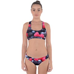 Berries 2 Cross Back Hipster Bikini Set