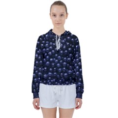 Blueberries 4 Women s Tie Up Sweat by trendistuff