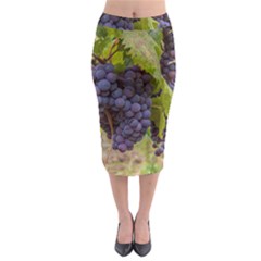 Grapes 4 Midi Pencil Skirt