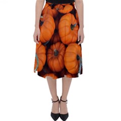 Pumpkins 2 Folding Skater Skirt by trendistuff